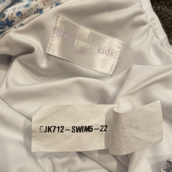 Darling Eliza James Navy Floral Bow Swim Suit - Picture 3 of 3